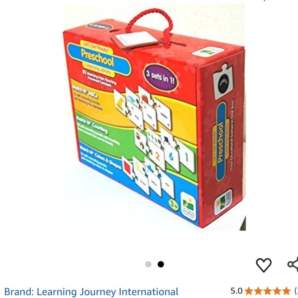 PreSchool Learning Library 3 Sets In 1 ABCs Counting Colors - Picture 7 of 8